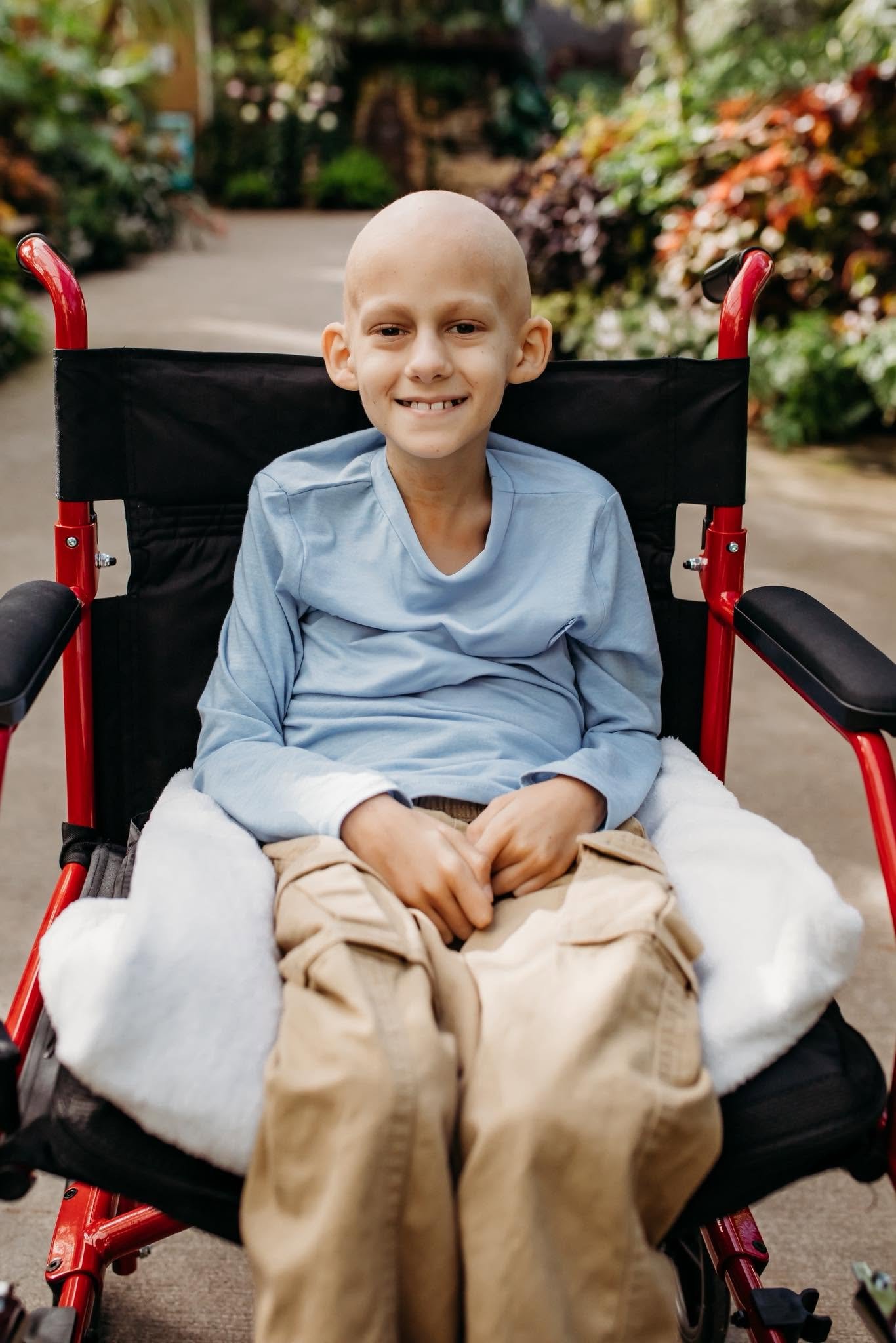 Gavin Springsteen smiling in the garden